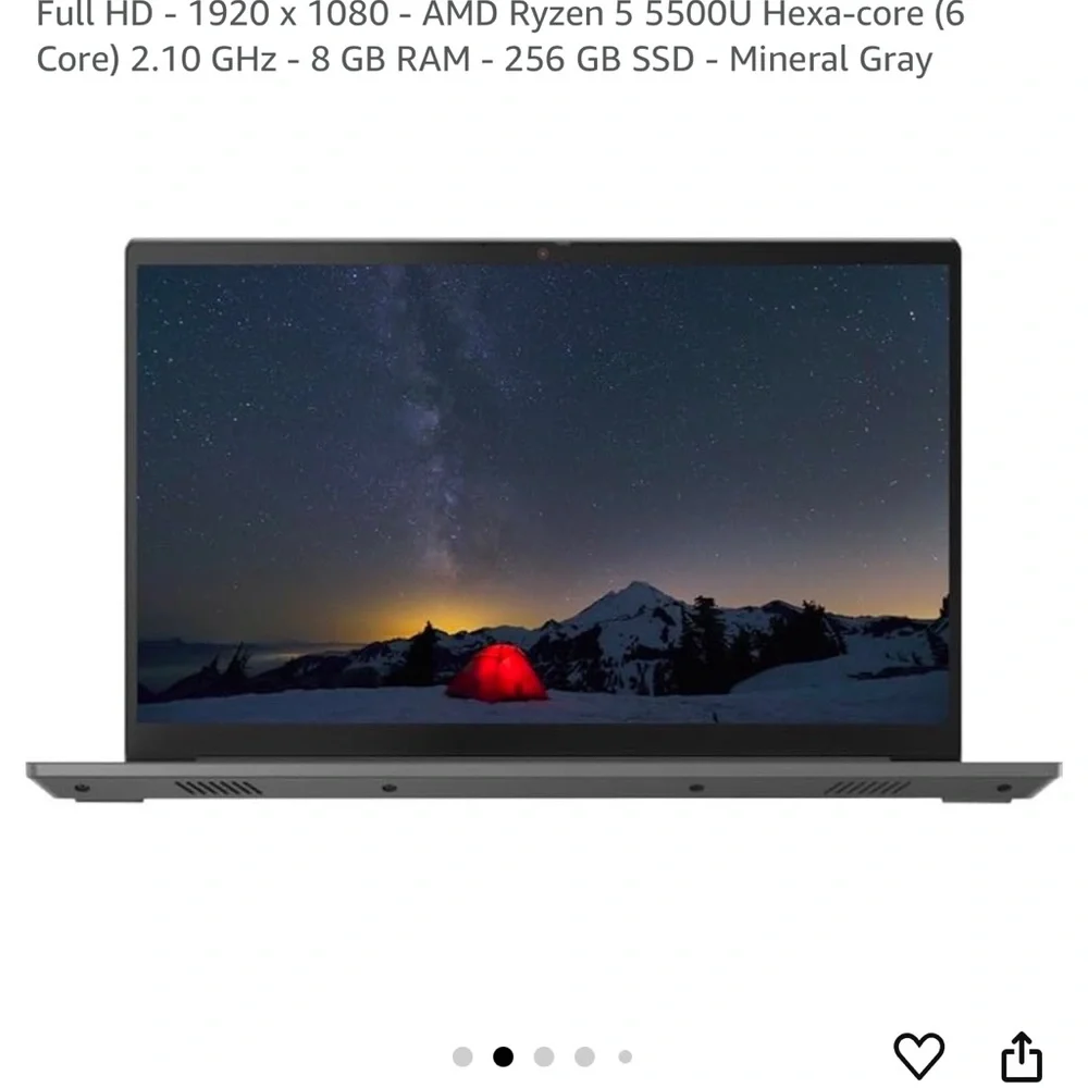 Lenovo Gray Laptop with Sleek Design and Windows OS